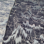 Мебельная ткань Вышивка серый цвет 130 см T2-39 варинант исполнения - 1 | Loft Concept в Ростове-на-Дону