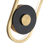 Бра с овальной рамой цвета латунь Midnight Orbit варинант исполнения - 2 | Loft Concept в Ростове-на-Дону