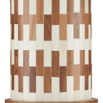 Настольная лампа с узором вдоль колоннообразного основания Brick Surface варинант исполнения - 1 | Loft Concept в Ростове-на-Дону