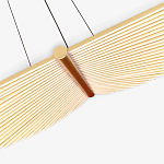 Люстра в виде распахнутых крыльев из тонких металлических планок Flight of Freedom варинант исполнения - 5 | Loft Concept в Ростове-на-Дону