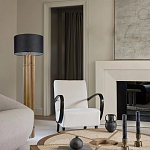 Настольная лампа с металлиеским черным трубчатым основанием Fulgurite варинант исполнения - 4 | Loft Concept в Ростове-на-Дону