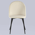 Мягкий стул в бежевом велюре Miruna Chair варинант исполнения - 3 | Loft Concept в Ростове-на-Дону