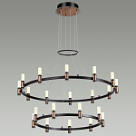 Люстра подвесная с двумя круглыми ярусами и цилиндрическими плафонами Arnaut Light варинант исполнения - 3 | Loft Concept в Ростове-на-Дону