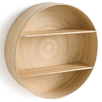 Полка настенная из бамбука Zenara варинант исполнения - 3 | Loft Concept в Ростове-на-Дону