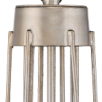 Люстра серебряного цвета с изогнутыми элементами каркаса Twisted Iron Chandelier варинант исполнения - 3 | Loft Concept в Ростове-на-Дону