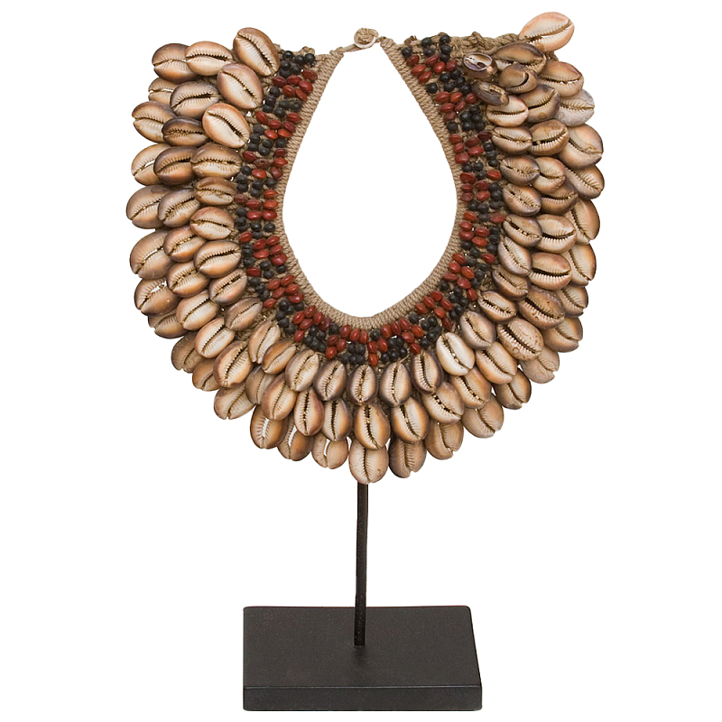       Ethnic Necklace Brown Shells     -- | Loft Concept 