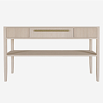 Дизайнерская Консоль с полкой и ящиком Primo Светлый дуб варинант исполнения - 7 | Loft Concept в Ростове-на-Дону