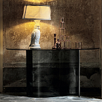 Консоль дымчатого цвета с изогнутым основанием Arabesque варинант исполнения - 3 | Loft Concept в Ростове-на-Дону