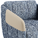 Дизайнерское Кресло William с кожаными подлокотниками  варинант исполнения - 3 | Loft Concept в Ростове-на-Дону