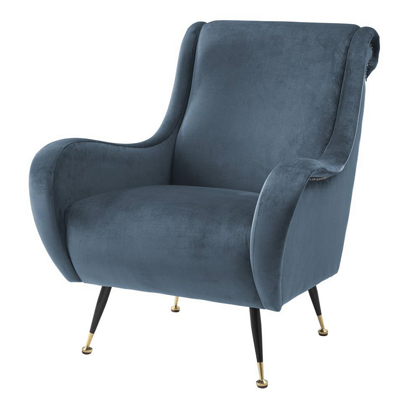 Eichholtz Chair Giardino gray blue     -- | Loft Concept 