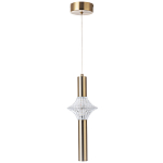 Подвесной светильник Toussaint Metal Tube Brass Hanging Lamp варинант исполнения - 2 | Loft Concept в Ростове-на-Дону