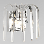 Бра цвета никель с изогнутыми хрустальными элементами Radiant Ribbons варинант исполнения - 4 | Loft Concept в Ростове-на-Дону