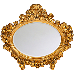 Зеркало настенное золотое с ажурным резным орнаментом Classic Ornament Mirror варинант исполнения - 1 | Loft Concept в Ростове-на-Дону