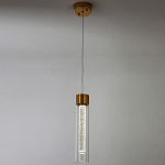 Подвесной светильник золото Sparkling Bubbles Tube Gold Hanging Lamp варинант исполнения - 3 | Loft Concept в Ростове-на-Дону