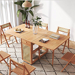 Обеденный стол раскладной из дерева Astiс Table варинант исполнения - 3 | Loft Concept в Ростове-на-Дону