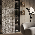 Гипсовая 3D панель с принтографией PM-37 варинант исполнения - 1 | Loft Concept в Ростове-на-Дону