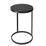 Кофейный столик круглый чёрный Compact Loft варинант исполнения - 2 | Loft Concept в Ростове-на-Дону