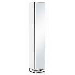 Шкаф-пенал белый с зеркальной дверцей Strict Lines варинант исполнения - 1 | Loft Concept в Ростове-на-Дону