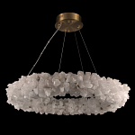 Люстра кольцевая из натурального горного хрусталя Harmonious Crystal Circles варинант исполнения - 2 | Loft Concept в Ростове-на-Дону