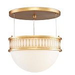 Подвесной светильник с фактурным золотым каркасом Exceptional Classic Design варинант исполнения - 3 | Loft Concept в Ростове-на-Дону