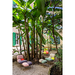 Дизайнерское разноцветное кресло на металлическом каркасе с подставкой для ног Poltronova Plasma Armchair варинант исполнения - 10 | Loft Concept в Ростове-на-Дону