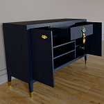 Комод-буфет Elsa Dreams Blue с открытыми полками   варинант исполнения - 6 | Loft Concept в Ростове-на-Дону