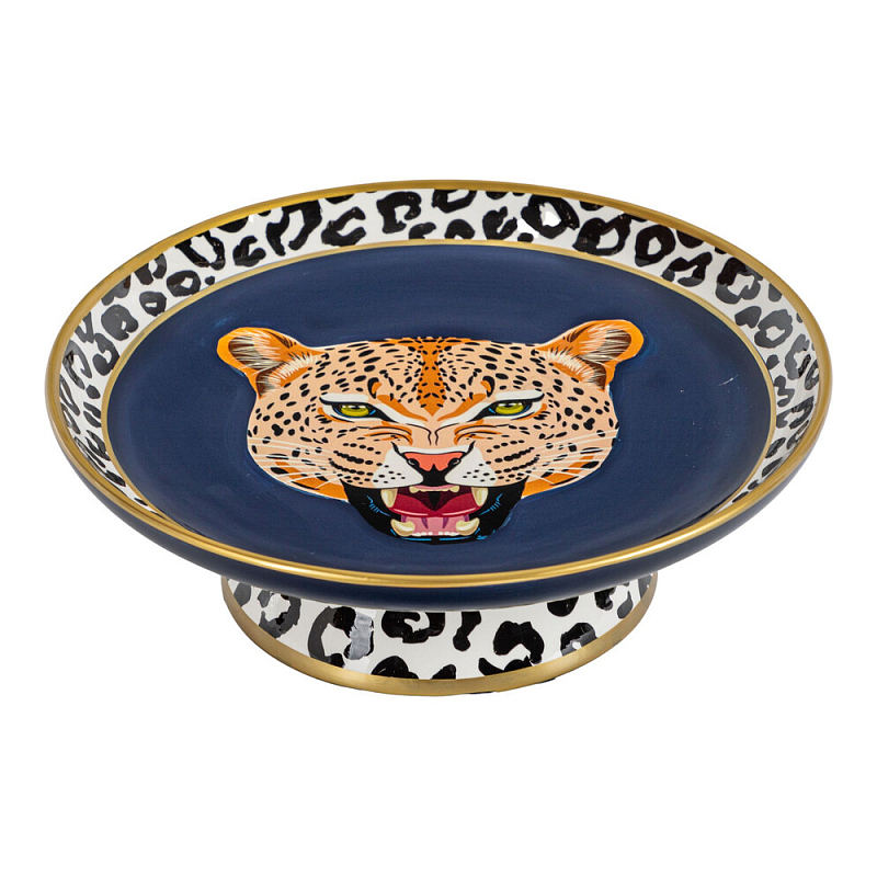 Блюдо фарфоровое Гепард Serengeti Мульти в Ростове-на-Дону | Loft Concept 