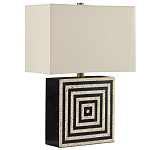 Настольная лампа с квадратным основанием и прямоугольным абажуром Neat Lines варинант исполнения - 4 | Loft Concept в Ростове-на-Дону