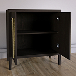 Современный Буфет Primo с 2 дверцами Темный орех варинант исполнения - 3 | Loft Concept в Ростове-на-Дону