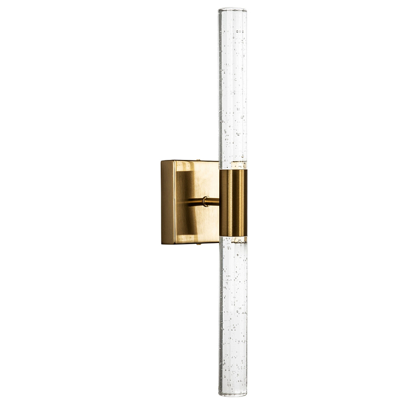      Gileberte Glass Tube Wall Lamp Brass     -- | Loft Concept 