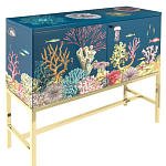 Буфет ручная роспись в морском стиле Cabinet Fondo Marino  варинант исполнения - 1 | Loft Concept в Ростове-на-Дону