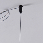 Люстра подвесная светодиодная черный металл Ring Horizontal варинант исполнения - 7 | Loft Concept в Ростове-на-Дону