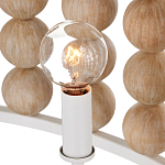 Люстра в форме цилиндра с вставками из деревянных бусин Wooden Beads варинант исполнения - 4 | Loft Concept в Ростове-на-Дону