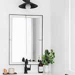 Зеркало прямоугольное в черной раме Gwendelyn варинант исполнения - 3 | Loft Concept в Ростове-на-Дону