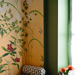 Обои ручная роспись Four Seasons Original colourway on painted Xuan paper with gold ombre варинант исполнения - 2 | Loft Concept в Ростове-на-Дону