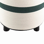 Пуф с плетеной светло-бежевой обивкой Serene Holidays варинант исполнения - 3 | Loft Concept в Ростове-на-Дону