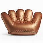 Дизайнерское кожаное кресло в форме руки Poltronova Joe Gold  Armchair варинант исполнения - 1 | Loft Concept в Ростове-на-Дону