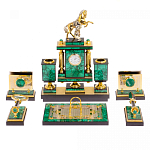 Настольный письменный набор из малахита с декором в виде лошади Leader Organizer варинант исполнения - 1 | Loft Concept в Ростове-на-Дону