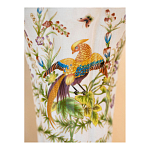 Ваза из фарфора с бронзовой стрекозой  Paradise Dragonfly варинант исполнения - 8 | Loft Concept в Ростове-на-Дону