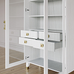 Дизайнерский шкаф витрина Elsa Dreams White с 4-мя ящиками варинант исполнения - 8 | Loft Concept в Ростове-на-Дону