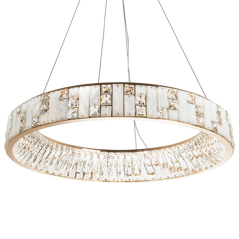         Dione Ring Marble Crystal Chandelier       -- | Loft Concept 
