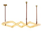 Люстра подвесная с фигурным светодиодным плафоном Calcite Figural Light варинант исполнения - 3 | Loft Concept в Ростове-на-Дону