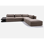 4-х местный Угловой модульный диван Zartаrn с приставным деревянным столиком варинант исполнения - 2 | Loft Concept в Ростове-на-Дону