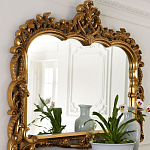 Зеркало настенное в ажурной раме в стиле барокко Ornate Ornaments варинант исполнения - 1 | Loft Concept в Ростове-на-Дону