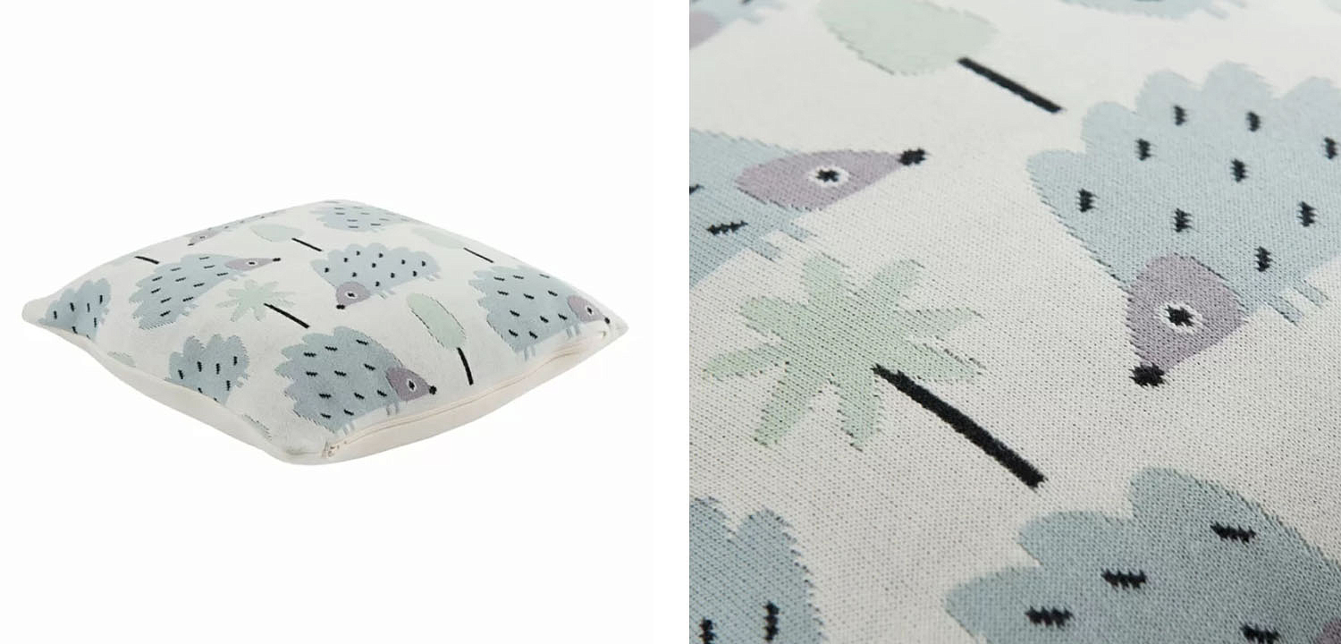 Подушка Blue Hedgehogs Подушка Blue Hedgehogs - Loft-Concept в Ростове-на-Дону