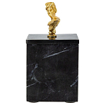 Мраморная шкатулка с бюстом из металла KELLY WEARSTLER варинант исполнения - 3 | Loft Concept в Ростове-на-Дону