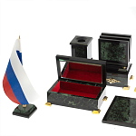 Настольный письменный набор из нефрита в подарочной коробке Victorious варинант исполнения - 7 | Loft Concept в Ростове-на-Дону