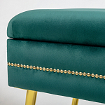 Мягкая банкетка с зоной для хранения Casket Green варинант исполнения - 2 | Loft Concept в Ростове-на-Дону