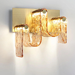 Бра волнистой формы из фактурного стекла Big Wave варинант исполнения - 6 | Loft Concept в Ростове-на-Дону