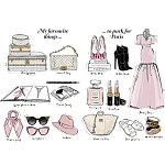 Megan Hess Paris: Through a Fashion Eye варинант исполнения - 3 | Loft Concept в Ростове-на-Дону